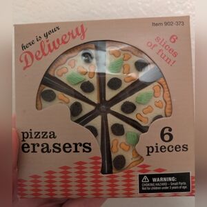 Pizza Erasers